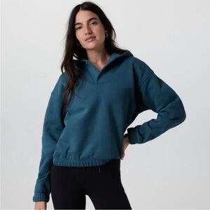 Vuori Restore Notch Hoodie Size XXL Tidal Blue EUC